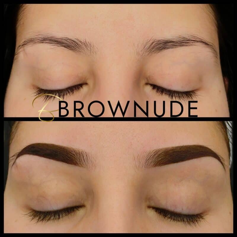 Powdered-Ombre-Eyebrows-Brownude-Edmonton-Vancouver